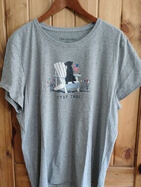 Life Is Good Patriotic Crusher Tee - XXL